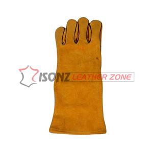 Gants de sécurité industriels en cuir véritable pour le soudage de gants de travail antidérapants anti-coupures et anti-chocs - Product Image 6