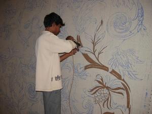 พรม kilim สานเรียบงานหัตถกรรมพรมสีออกแบบได้ตามต้องการใส่สบายมีระดับ - Product Image 2