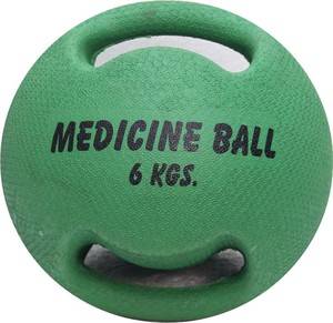 Balles de médecine rebondissantes personnalisées à double poignée - Product Image 1