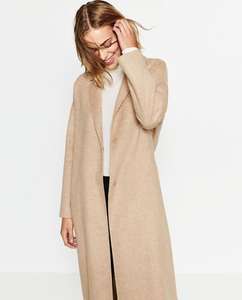 <b>Long</b> Oversize Wool <b>Coats</b> Hand Stitchfor <b>Women</b> - Product Image 2