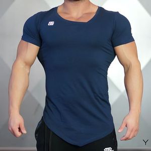 Personalizado OEM slim fit V cónico corte frontal camisetas para los hombres - Product Image 2