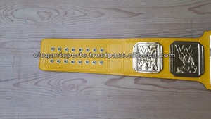 เข็มขัดแชมป์มวยปล้ำทวีป4มม. สีเหลือง - Product Image 4