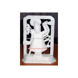 De mármol blanco Shri Nath Ji ídolos - Product Image 1
