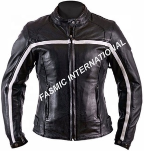 Chaqueta de Motociclismo Deportiva de Cuero para Hombre, Transpirable, Resistente al Viento, Talla Grande - Product Image 1