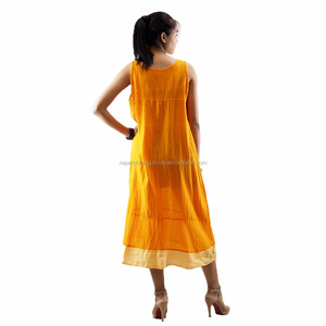 Robe longue pour femmes, robe tricotée, mi-mollet, décontractée, couleur unie, bon marché, été - Product Image 4