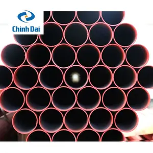 Best Quality New Product ERW Carbon Steel Pipe - Color Painted Pre Galvanized Steel Tube Pipe For Sale - Construction Material