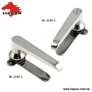 Handle Latches BL-2140-2 Keyless Stainless L Lever Swing Handle Electrical Panel Cabinet Door Quarter Turn Industrial Hardware Cam Lock Latch