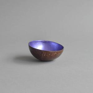 Vietnam Shiny Metallic Lacquer Coconut Bowl - Product Image 5