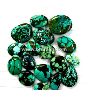 Fabricación para hacer cuentas de piedra turquesa Natural, cabujón de piedras preciosas sueltas, fabricación de joyas - Product Image 1