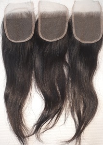 Tissage frontal naturel léger 13*4 13*5 13*6 Remy Hair Matière première Grade a Frontal pour extensions de cheveux - Product Image 5