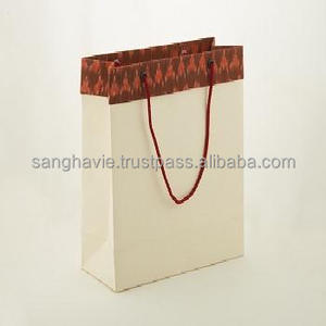 Venta al por mayor de compras marrón de la bolsa de papel de embalaje de regalo bolsas de papel Kraft - Product Image 3