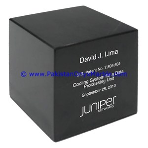 Super venas mármol pisapapeles negro blanco cebra Beige cubos de piedra Natural bloques decoración regalos con madera de teca fósil - Product Image 2