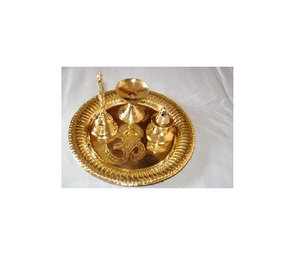Diya Pooja thali antiguo - Product Image 2