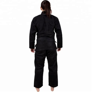Unisex cómodo algodón perla tejido BJJ Gis en rosa gris azul negro blanco logotipo personalizado arte marcial S - Product Image 4