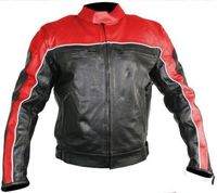 Veste de motard en cuir de sport de moto coupe-vent respirant rouge noir vêtements de sport de course de moto de grande taille