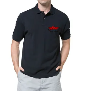 Camiseta polo masculina 100% algodão 100% poliéster para pássaros, camisa polo de malha