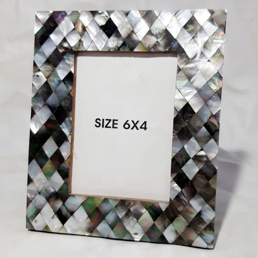 High class Mother of pearl Living decor Photo Frame in custom designs