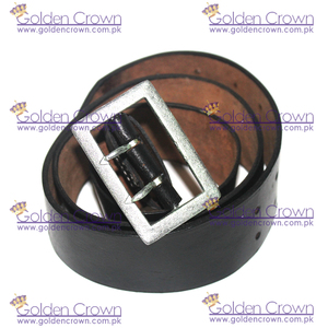 German Black <b>Double</b> Claw <b>Belt</b> | Custom Wholesale Cow Hide Alloy Claw <b>Buckle</b> <b>Belt</b> - Product Image 3