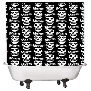 Navy Blue Shower <b>Curtain</b> . - Product Image 3