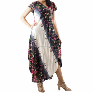 NAPAT verano moda casual manga larga chifón estilo bohemio niñas vestido - Product Image 2