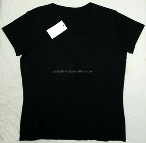 Vente directe d'usine Tirupur T-shirt Col rond T-shirt en gros T-shirt pas cher Conception OEM T-shirt en coton uni - Product Image 4