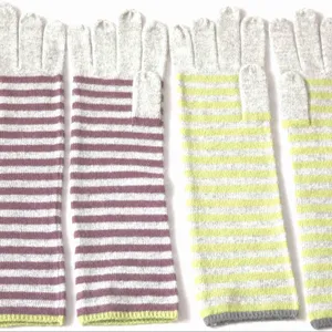 100% 羊绒长款针织帕什米纳手套新款设计热销帕什米纳手套