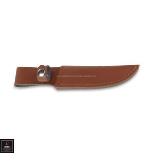 Couteau Skinner en acier damas forgé à la main de conception unique manche en bois d'olivier couteau de chasse à découpe de cerf avec gaine en cuir - Product Image 2