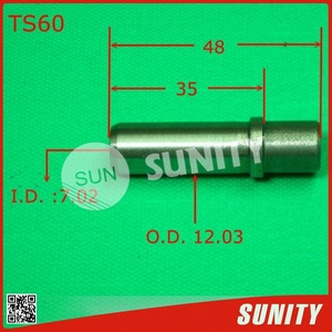 Le moteur diesel d'agriculture de cylindre simple partie le guide de soupape d'échappement pour le tracteur yanmar TS60 TS70 - Product Image 5
