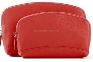 Bolsa de cosméticos de viaje de cuero PU de lujo ecológica negra personalizada cierre de cremallera Logotipo de tamaño personalizado regalo promocional al por mayor - Product Image 6