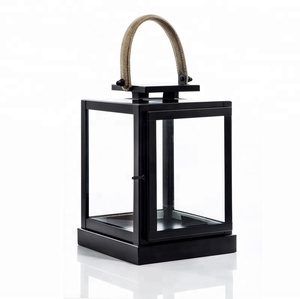 Lanternes à bougies vintage, lanternes à bougies en métal antique, lanternes à bougies de jardin en métal - Product Image 3