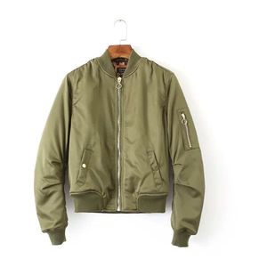 Qiao — tenue modelante pour femmes, blouson bombardier personnalisé en nylon rose - Product Image 4