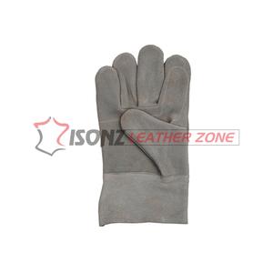 Gants de soudage en cuir ISONZ Leather Zone, en cuir de vachette pleine fleur, 10 pouces, grands, non doublés, anti-coupure, anti-chaleur, pour soudage TIG/MIG - Product Image 3