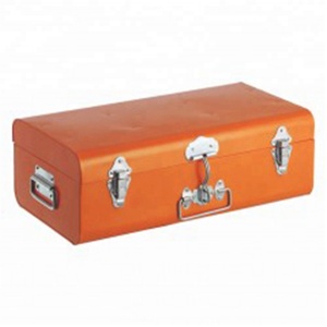 Juego de 3 Cajas de Almacenamiento de Metal Hechas a Mano, Cajas de Almacenamiento de Estaño Negras Encajables - Product Image 2