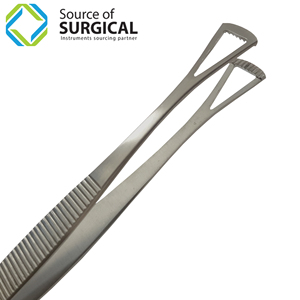 Duval mô kẹp duval ruột 140mm mô và phổi mổ xẻ forceps thẳng thép không gỉ mặc quần áo forceps - Product Image 4