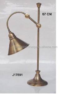 Brass Table <b>Lamp</b> With Antique Brass Finish Home Decor Home Decor Metal Table <b>Lamps</b> Brass Antique - Product Image 2