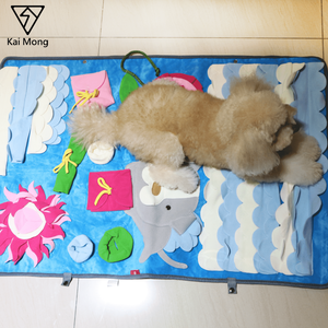 Alfombra Olfativa para Perros, Juego Divertido de Alimentación, Entrenamiento de Habilidades Naturales de Búsqueda de Alimentos, Trabajo con la Nariz, Patrón Animal, Fibra de Viaje - Product Image 6
