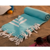Serviettes Fouta de Luxe Modernes 100% Coton d'Inde en Gros, Écologiques, Séchage Rapide, Serviettes de Plage, Faible MOQ, Logo Personnalisé, Design Rayé