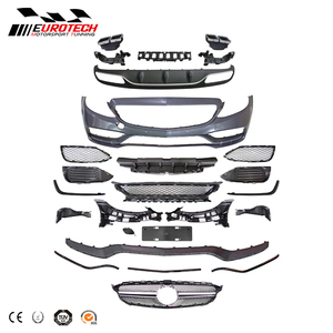 Kit de carrosserie pour bmw W205 coupé C63, diffuseur de pare-chocs avant, pour classe <span class=keywords><strong>C</strong></span> W205 coupé <span class=keywords><strong>sport</strong></span> 2015 — 2017 - Product Image 1