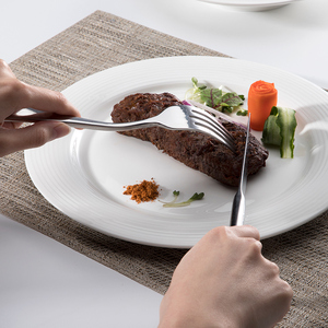 Vaisselle en porcelaine Maghsoud moderne à succès, <span class=keywords><strong>assiette</strong></span> à dîner en porcelaine, <span class=keywords><strong>assiette</strong></span> <span class=keywords><strong>de</strong></span> Noël en porcelaine, <span class=keywords><strong>assiette</strong></span> à dîner en porcelaine incassable pour hôtel - Product Image 3