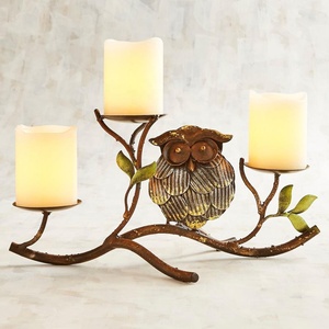 Support de bougie chauffe-plat en laiton fait main, motif floral, pour décoration maison et mariage, avec découpe et impression - Product Image 3