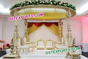 Increíbles Mandaps Indios para Bodas, Exclusivos Mandaps de Madera para Bodas, Fabricante de Mandaps de Madera Artesanal, Decoración para Eventos en Australia, LONDRES - Product Image 3