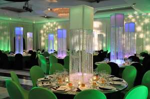 Handcrafted Metal Crystal Hanging <b>Silver</b> <b>Chandelier</b> Tabletop Wedding Decorative Centerpiece Handmade <b>Chandelier</b> - Product Image 3