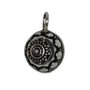925 <b>Silver</b> Charms,round <b>Silver</b> Charm <b>Sterling</b> <b>Silver</b> Charms for <b>Bracelets</b>/Necklaces Collection - Product Image 1