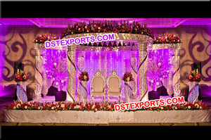 Mandril de cristal de mariposa para boda, conjunto de seis pilares, de fibra de cristal, diseño de mariposa - Product Image 4