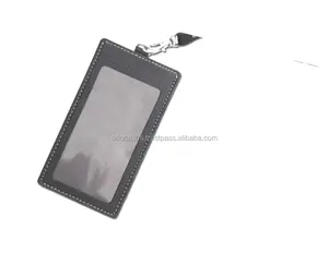 Supplier Of ID Card Holder With Embossed Logo In Black Color