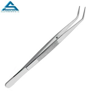 Pince à épiler professionnelle J2 en acier inoxydable avec pointe pointue incurvée à revêtement multiple vente en gros - Product Image 6