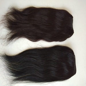 Extensiones de cabello humano natural sin procesar de estilo ondulado HD de un solo donante, extensiones de cabello humano natural rizado de doble trama - Product Image 2