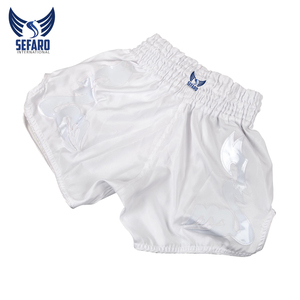 กางเกงขาสั้นมวยไทยขาสั้นสำหรับผู้ชายกางเกงต่อยมวยระบายอากาศได้ดี - Product Image 1