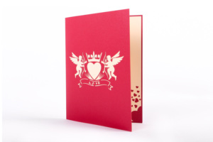 การ์ดวันวาเลนไทน์การ์ดเลิฟการ์ดป๊อปรูปกามเทพนางฟ้าพิมพ์3D งานฝีมือเวียดนามราคาไม่แพง - Product Image 5