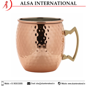 Trusted Indian Supplier Outstanding Quality Copper <b>Mug</b> at Competitive Price - Product Image 2